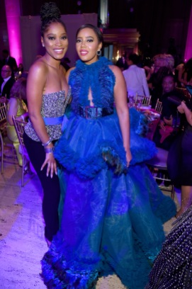 NEW YORK, NEW YORK - OCTOBER 28: Keke Palmer and Angela Simmons attend the Angel Ball 2019 hosted by Gabrielle's Angel Foundation at Cipriani Wall Street on October 28, 2019 in New York City. (Photo by Jamie McCarthy/Getty Images for Gabrielle's Angel Foundation)